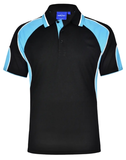 Picture of Winning Spirit, Mens Cooldry Contrast Polo w Panels